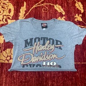 Vintage Harley-Davidson Cropped Tee